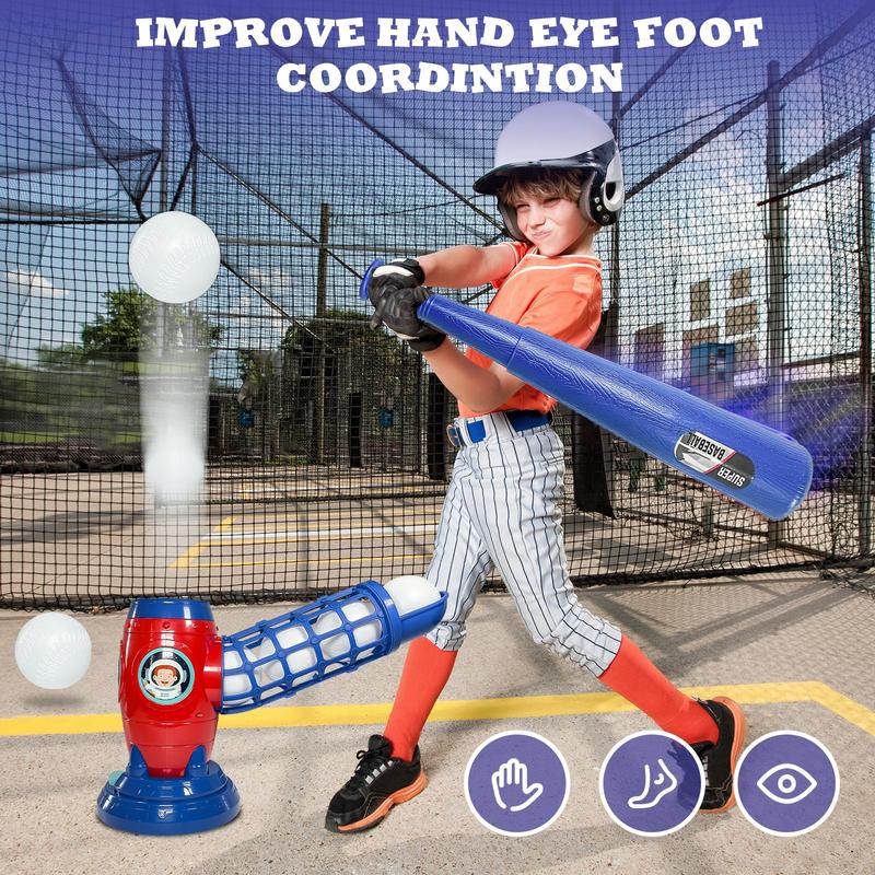 [BUY ONE GET TEN FREE]T Ball Sets for Kids 5-8,Tee Ball Set with Plastic Baseball Bat,Toddler Baseball Game Sports & Outdoors Toys, Baseball Training Equipment for Youth 3-5, Tball Set Gifts for Boys Girls 8-12