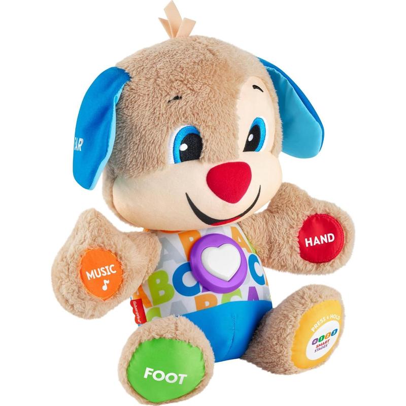 Price Baby Learning Toy Laugh & Learn Smart Stages Sis Musical Plush with Lights & Educational Songs for Infants Ages 6+ Months