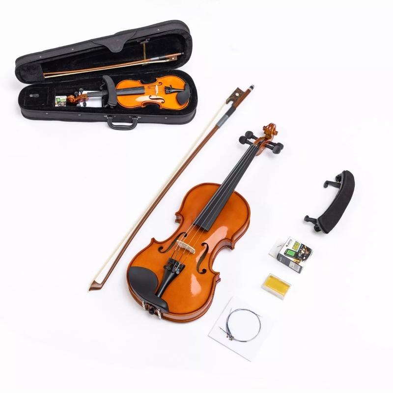 Fontai 1 4 New Violin With Hard Case, Bow, Rosin, Adjustable Shoulder,Beginner,