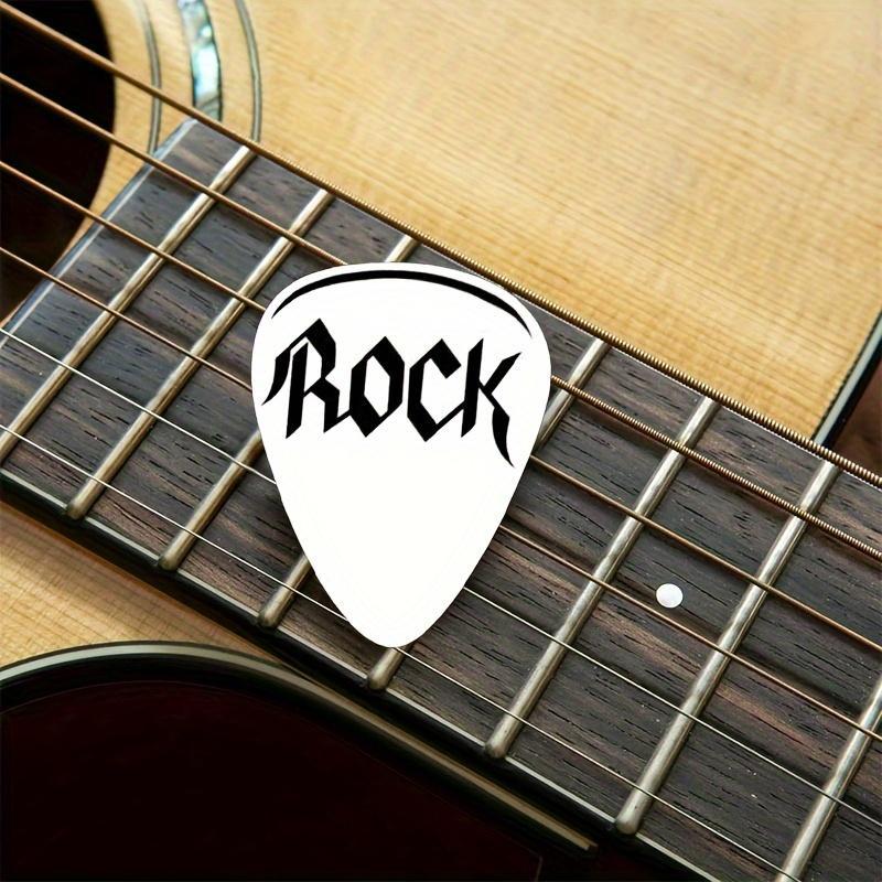 Vintage Rock-inspired Stainless Steel Guitar Picks, 1 Set Guitar Picks for Street Parties, Music Accessories for Guitar & Bass