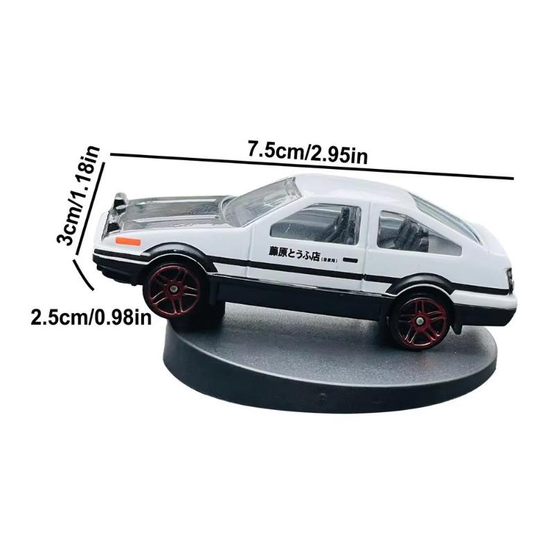 Rotating AE86 Drift Car Gyroscope Ornaments zinc alloy Classic Car Model Statue Racing Drifting Dashboard Ornament Accessories