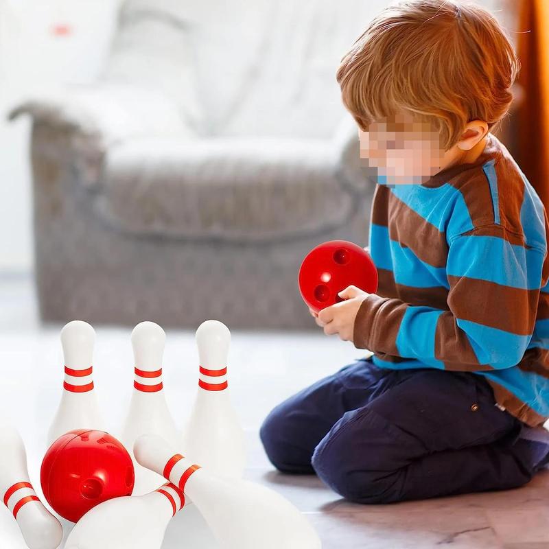 7 Pcs Light Up Kids Bowling Set, Includes 6 Pins and 1 Ball Kids Indoor & Outdoor Games for Boys Girls