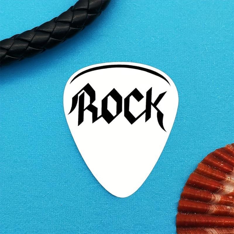 Vintage Rock-inspired Stainless Steel Guitar Picks, 1 Set Guitar Picks for Street Parties, Music Accessories for Guitar & Bass