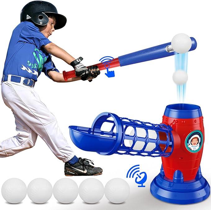 [BUY ONE GET TEN FREE]T Ball Sets for Kids 5-8,Tee Ball Set with Plastic Baseball Bat,Toddler Baseball Game Sports & Outdoors Toys, Baseball Training Equipment for Youth 3-5, Tball Set Gifts for Boys Girls 8-12, Christmas gifts