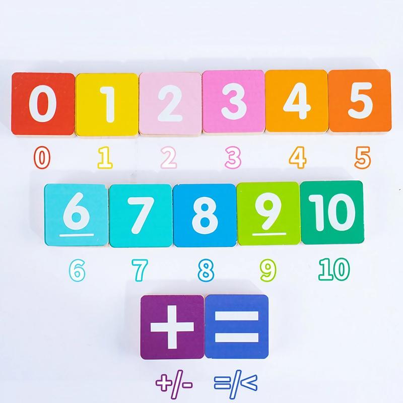 Children's Montessori digital teaching aids kindergarten learning addition and subtraction finger mathematics cognition puzzle arithmetic toys, Pet Owners