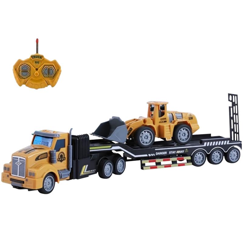 1: 48 RC Toy Dump Truck, Loading Truck, Remote Control Heavy-duty Truck, 2 pcs Battery, Children's Toy Gift, Suitable For Holiday Gifts rc car control car cartoys rechargeable race xmas gift Remote Control