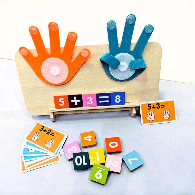 Children's Montessori digital teaching aids kindergarten learning addition and subtraction finger mathematics cognition puzzle arithmetic toys, Pet Owners