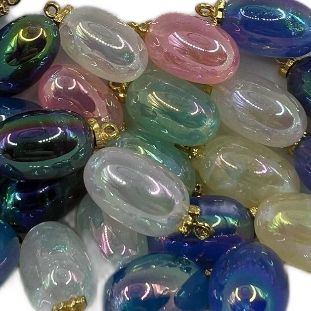 30pcs 13mm Mixed Shimmer Grape Pendant Beads for Jewelry Making and Car Hangers bracelet jewelry bead mix