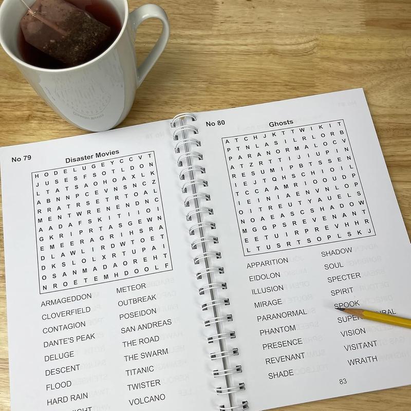 Large Print Word Search Puzzles: Over 200 Puzzles for Adults to Complete with Solutions - Include Spiral Bound   Lay Flat Design and Large to Extra-Large Font for Word Finds (Brain Busters)