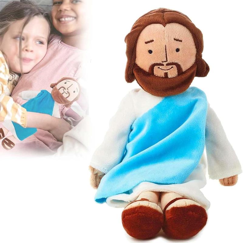 13 Inch My Friend Jesus Plush,Jesus Toy My Friend Jesus Toys, Classic Christ Religious Savior Jesus Stuffed Plush Doll Toys with Smile Religious Party Favors Gift for Boys and Grils (Jesus)