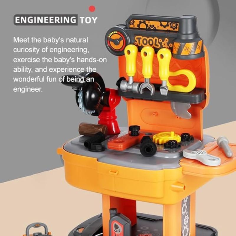 30 Piece Kids Tool Set – Portable Workbench & Backpack Combo for Boys & Girls Ages 3-5, Ideal for Imaginative Play and Building Early Skills