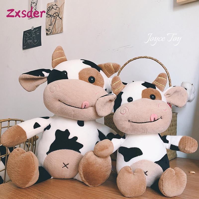 Cute Milk Cow Plush Toy Animal Stuffed Doll Festival Present Birthday Gift Home Decoration