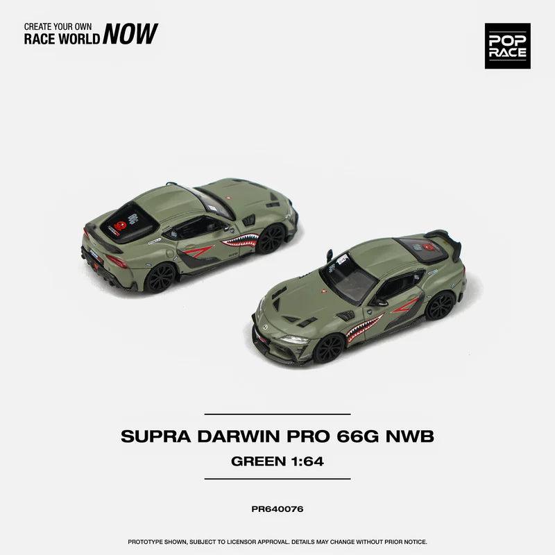 Pop Race 1:64 Supra Darwin Pro 66G NWB - Green