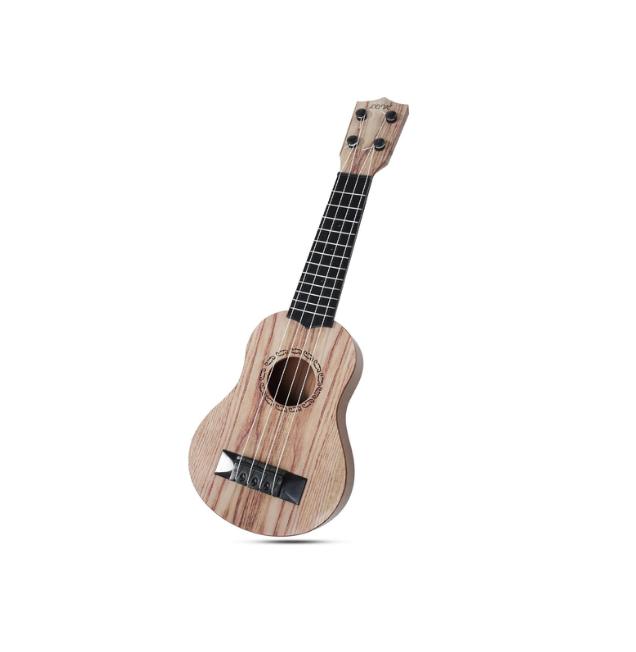 Raimy 17in Ukulele Guitar - 4 Strings Mini Guitar Children Musical Instruments Educational Toys with Picks