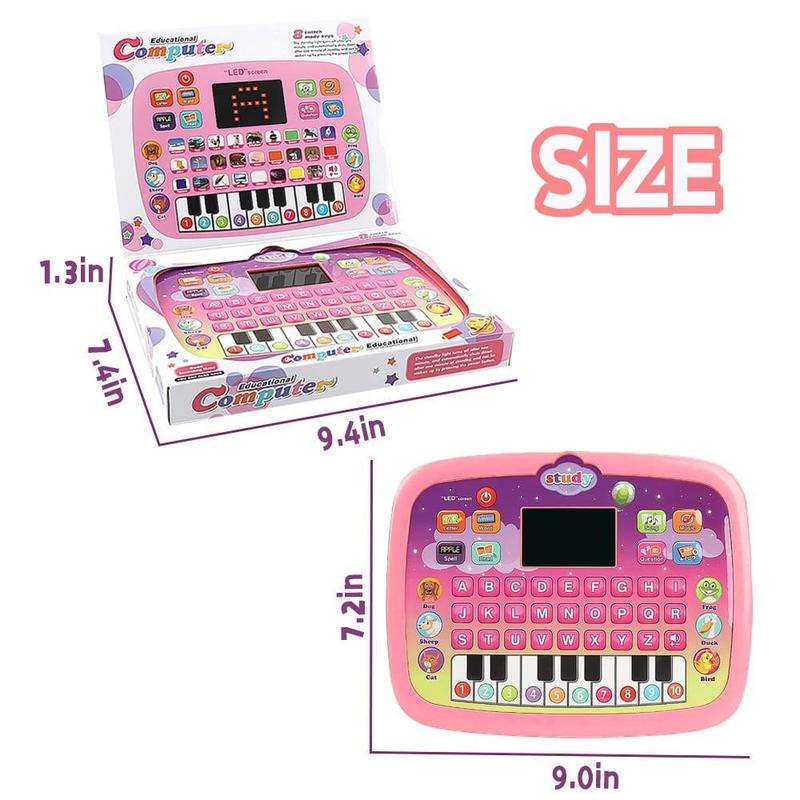 Educational Tablet Toy with Piano Keyboard, 8 Modes Fun Tablet Toy for Boys Girls, Educational Learning Toys, Birthday Christmas Gift for kids