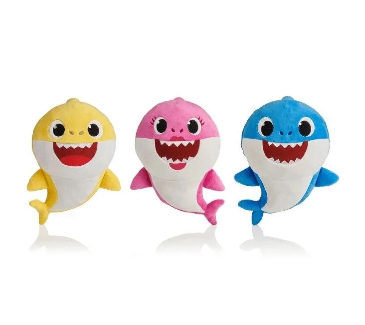 12.6 Inch Plush Giant Baby Shark Stuffed Animal, Soft Huggable Cute Baby Shark Plush Toy for Girls Boys Kids Babies Birthday Gifts