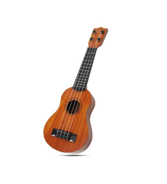 Raimy 17in Ukulele Guitar - 4 Strings Mini Guitar Children Musical Instruments Educational Toys with Picks