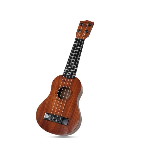 Raimy 17in Ukulele Guitar - 4 Strings Mini Guitar Children Musical Instruments Educational Toys with Picks