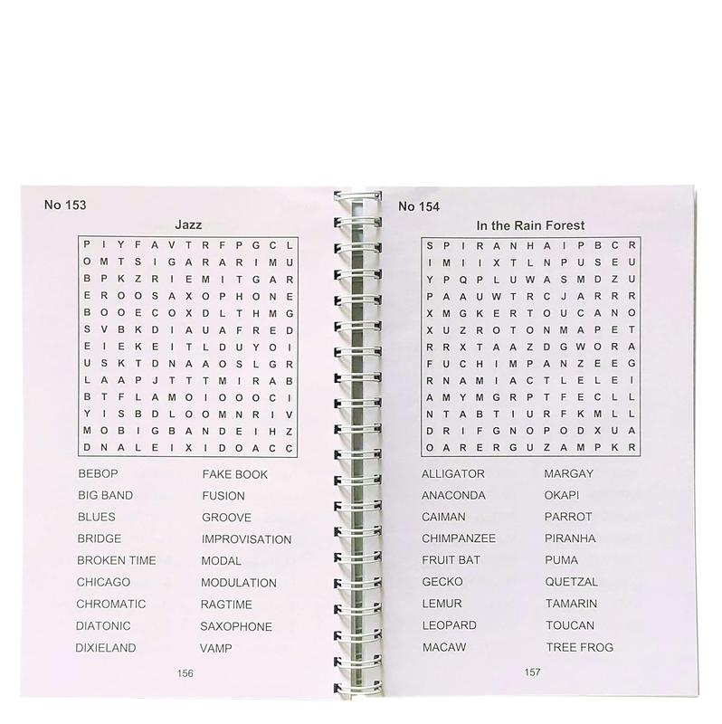 Large Print Word Search Puzzles: Over 200 Puzzles for Adults to Complete with Solutions - Include Spiral Bound   Lay Flat Design and Large to Extra-Large Font for Word Finds (Brain Busters)