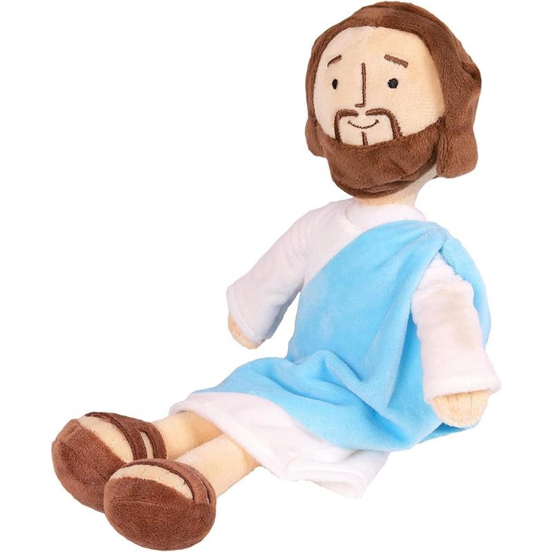 13 Inch My Friend Jesus Plush,Jesus Toy My Friend Jesus Toys, Classic Christ Religious Savior Jesus Stuffed Plush Doll Toys with Smile Religious Party Favors Gift for Boys and Grils (Jesus)