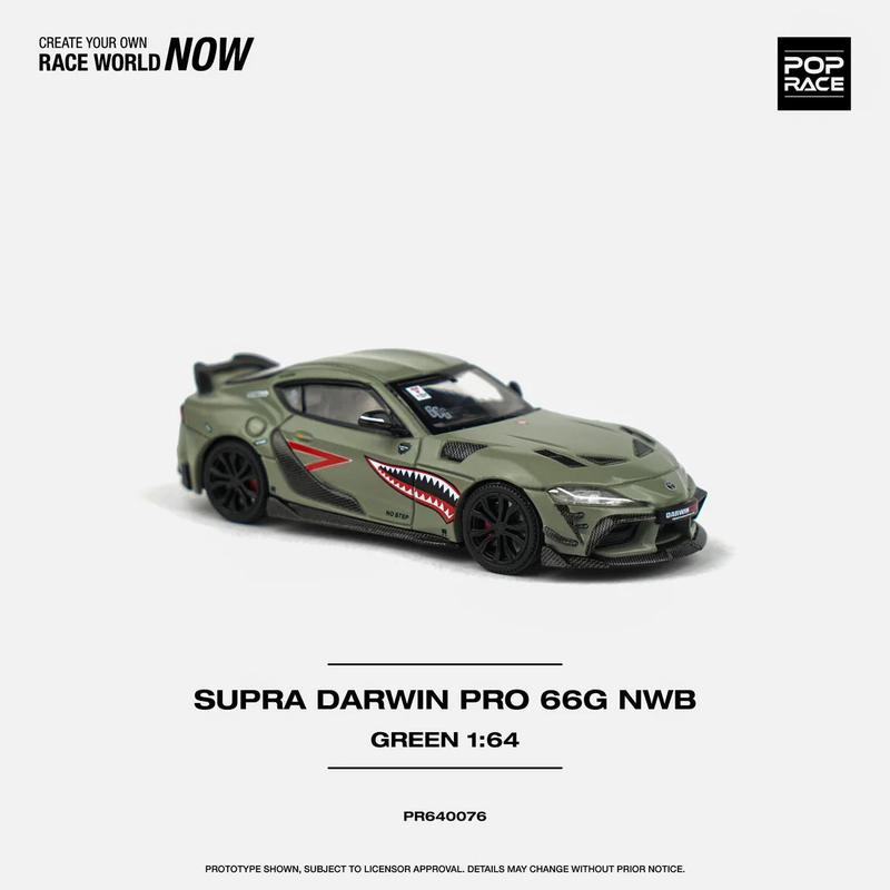 Pop Race 1:64 Supra Darwin Pro 66G NWB - Green