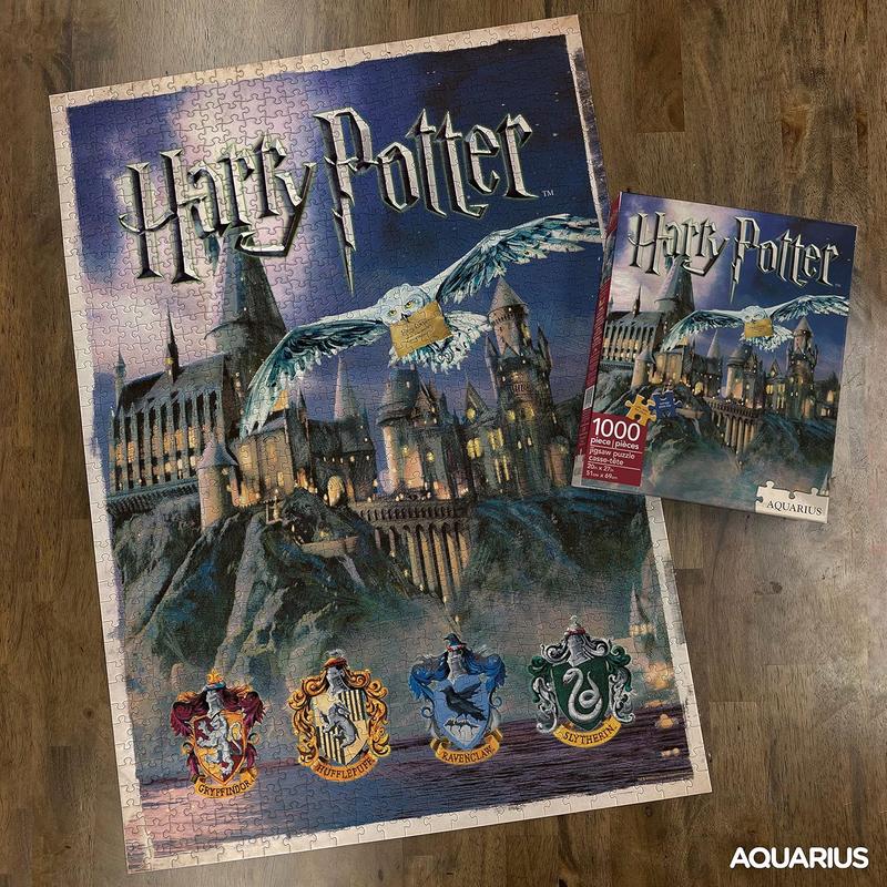 AQUARIUS Harry Potter Puzzle Hogwarts Castle (1000 Piece Jigsaw Puzzle) - Officially Licensed Harry Potter Merchandise & Collectibles - Glare Free - Precision Fit - 20x27in