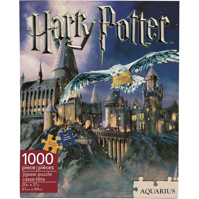 AQUARIUS Harry Potter Puzzle Hogwarts Castle (1000 Piece Jigsaw Puzzle) - Officially Licensed Harry Potter Merchandise & Collectibles - Glare Free - Precision Fit - 20x27in