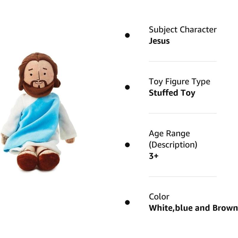 13 Inch My Friend Jesus Plush,Jesus Toy My Friend Jesus Toys, Classic Christ Religious Savior Jesus Stuffed Plush Doll Toys with Smile Religious Party Favors Gift for Boys and Grils (Jesus)