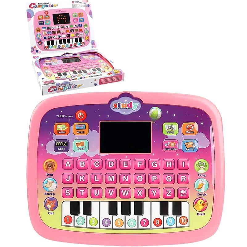 Educational Tablet Toy with Piano Keyboard, 8 Modes Fun Tablet Toy for Boys Girls, Educational Learning Toys, Birthday Christmas Gift for kids