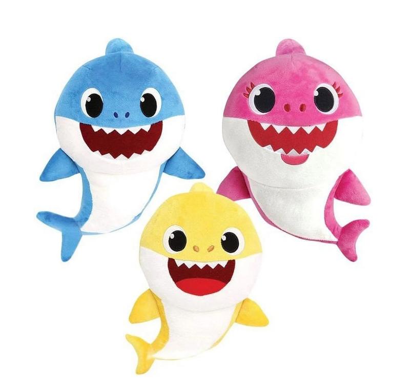 12.6 Inch Plush Giant Baby Shark Stuffed Animal, Soft Huggable Cute Baby Shark Plush Toy for Girls Boys Kids Babies Birthday Gifts