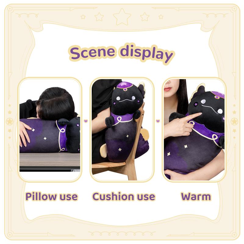 MeWaii  Plush Body Pillow, Magical axolotl  Stuffed Animals Kawaii Plushies Pillow Glow in The Dark Gift for Girls Boys, Birthday Gifts Halloween Christmas Gift for Girls Boys