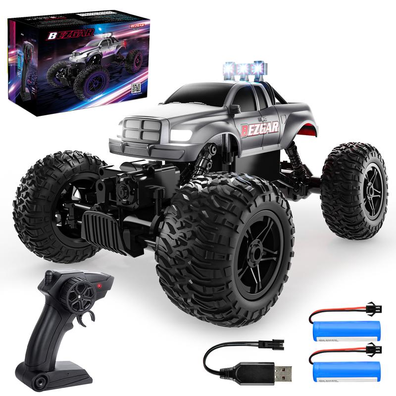 BEZGAR RC Cars -1:14 All Terrain Rc Monster Truck with Rechargeable Battery, 2.4GHz Remote Control Monster Truck, TC141 Remote Control Cars for Boys Age 8-12