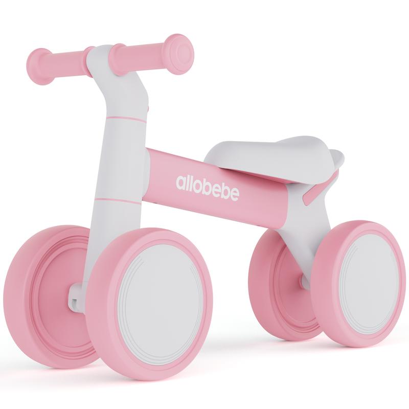 allobebe Baby Balance Bike, Cute Toddler Bikes 12-36 Months Boys Girls Baby Bike to Train Baby from Standing to Walking with 7 inch Wheels Gift Ideal