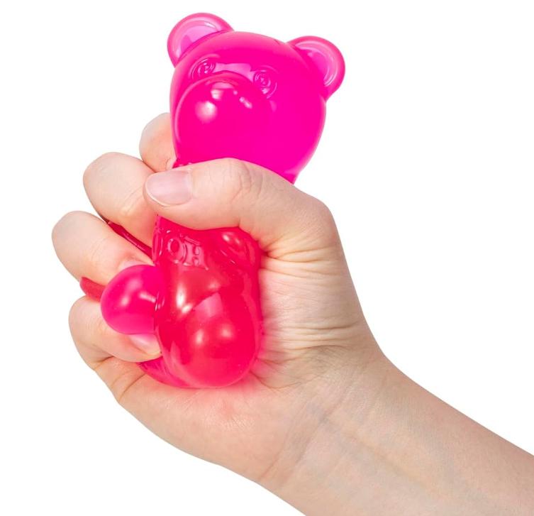 Schylling NeeDoh Gummy Bear - Sensory Fidget Toy with Jelly-Like Filling - 3.5