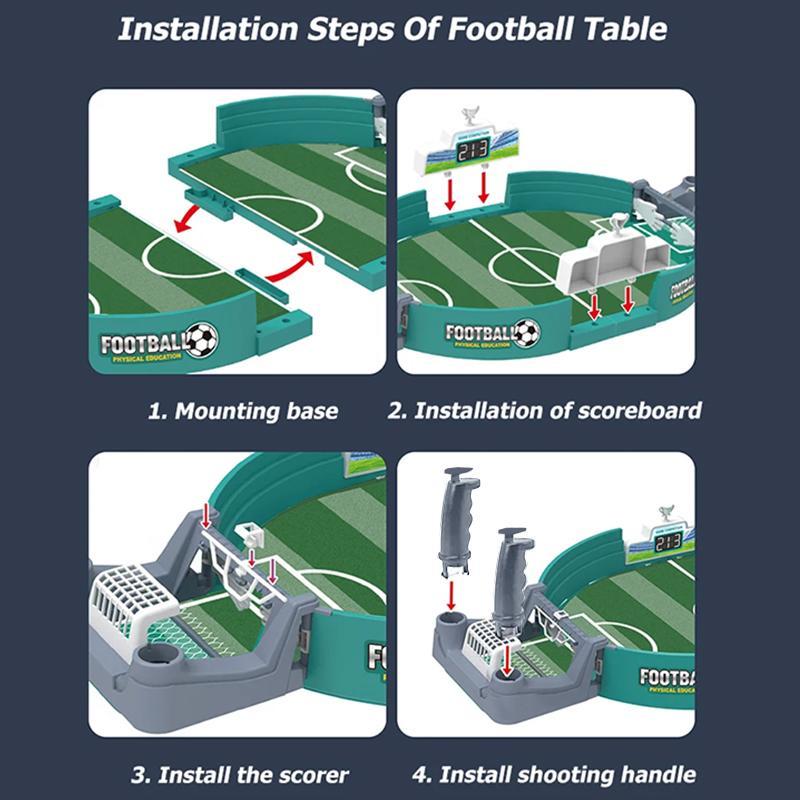 Soccer Table Football Board Game, 1 Box Two Player Board Game, Parent-child Interactive Educational Toy, Birthday Gift for Teens & Adults, Christmas Stocking Filler