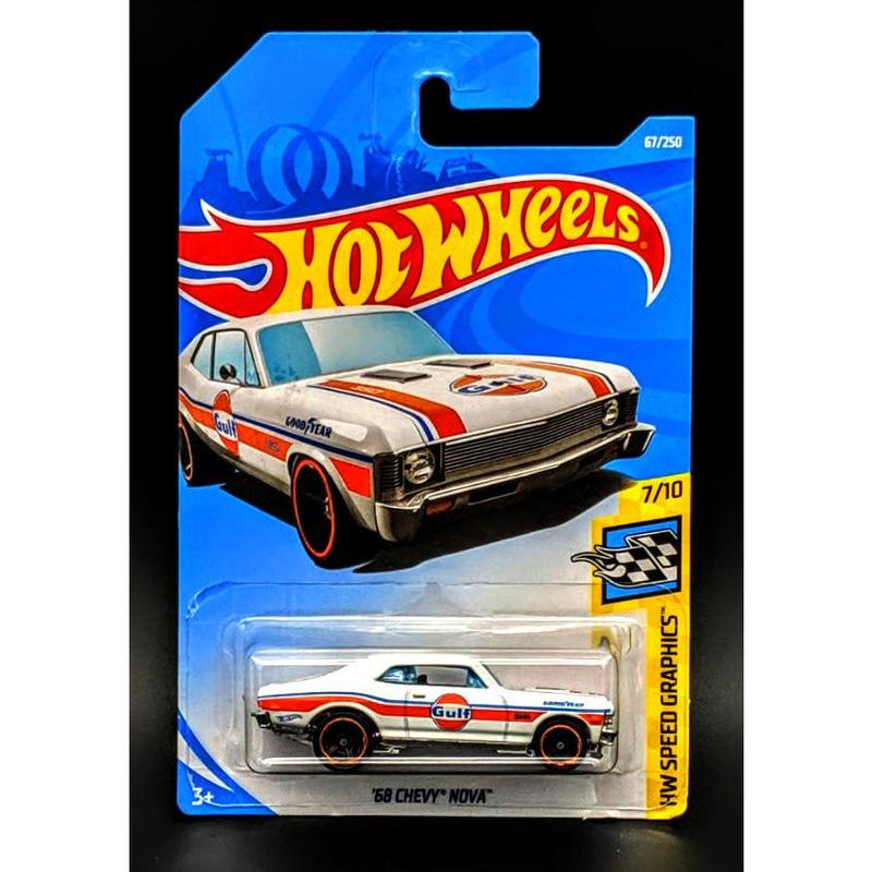 Hot Wheels 68 White Chevy Nova