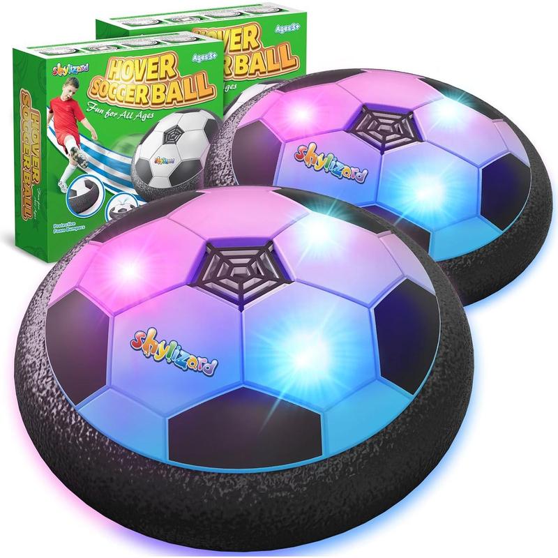 Hover Soccer Ball,Boys Toys Gifts for 3 4 5 6 7 8 Years Old,Air Power Kids Soccer Ball with LED Light,Hover Soccer Ball Indoor for Kids 3-5 6-8,Outdoor Indoor Game for Boys and Girls