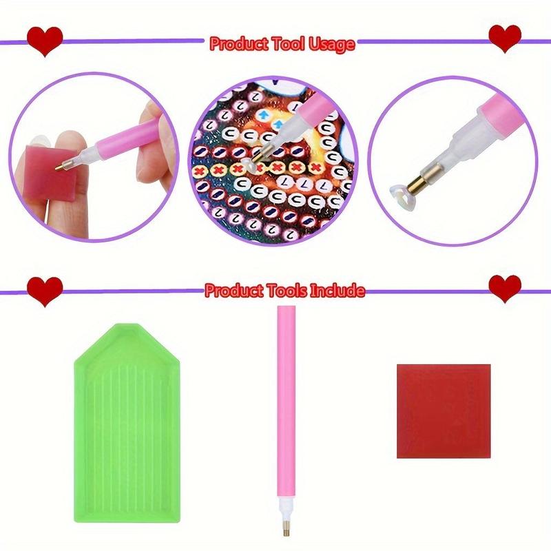 Cartoon House Design Diamond Arts Colorful Painting Kit, DIY Irregular Shape Acrylic Candy Store Decorations, Hanging Gemstone Mosaic Art Crafts Home Decor