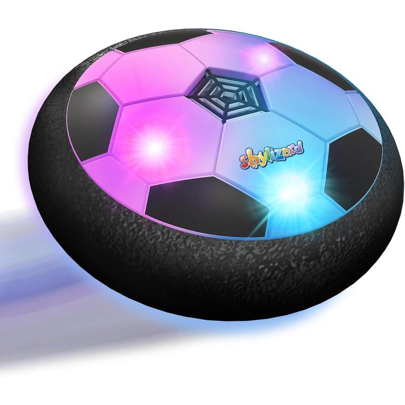 Hover Soccer Ball,Boys Toys Gifts for 3 4 5 6 7 8 Years Old,Air Power Kids Soccer Ball with LED Light,Hover Soccer Ball Indoor for Kids 3-5 6-8,Outdoor Indoor Game for Boys and Girls