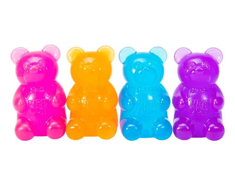 Schylling NeeDoh Gummy Bear - Sensory Fidget Toy with Jelly-Like Filling - 3.5