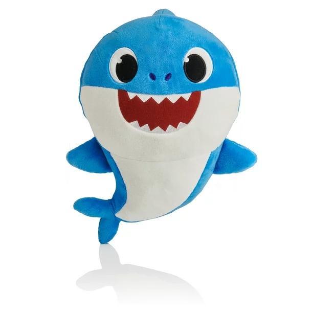 Baby Cute Shark Plush Toy - Interactive Soft Stuffed Animal Shark Plushie Doll, Shark Christmas Birthday Gift, Home Decor for Boys and Girls(12in)