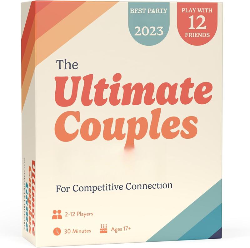 Ultimate Couples Game - Fun Party Game for Adults and Couples Game for Date Night! Guess, Match, and Draw in This Trivia, Conversation, and Relationship Card Game for Couples Gifts, 2-12 Players