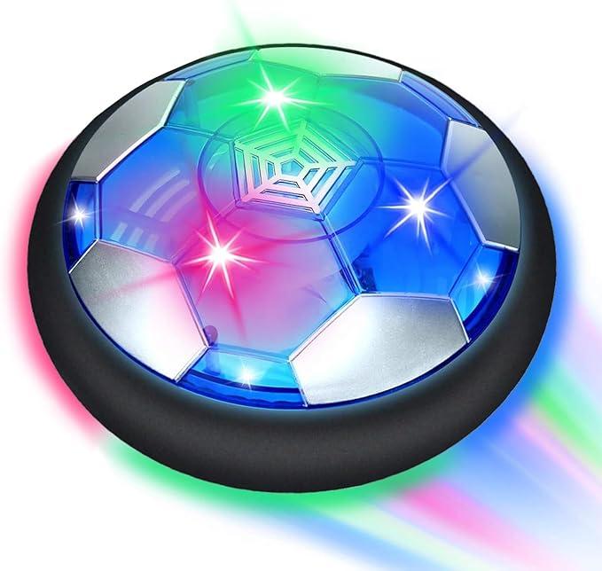 Kids' Hover Soccer Balls, Rechargeable Aerodynamic Soccer Balls With Led Lights And Foam Bumper Protection, Indoor And Outdoor Soccer Toys For Boys And Girls Ages 3-12, Kids' Soccer Games For Families