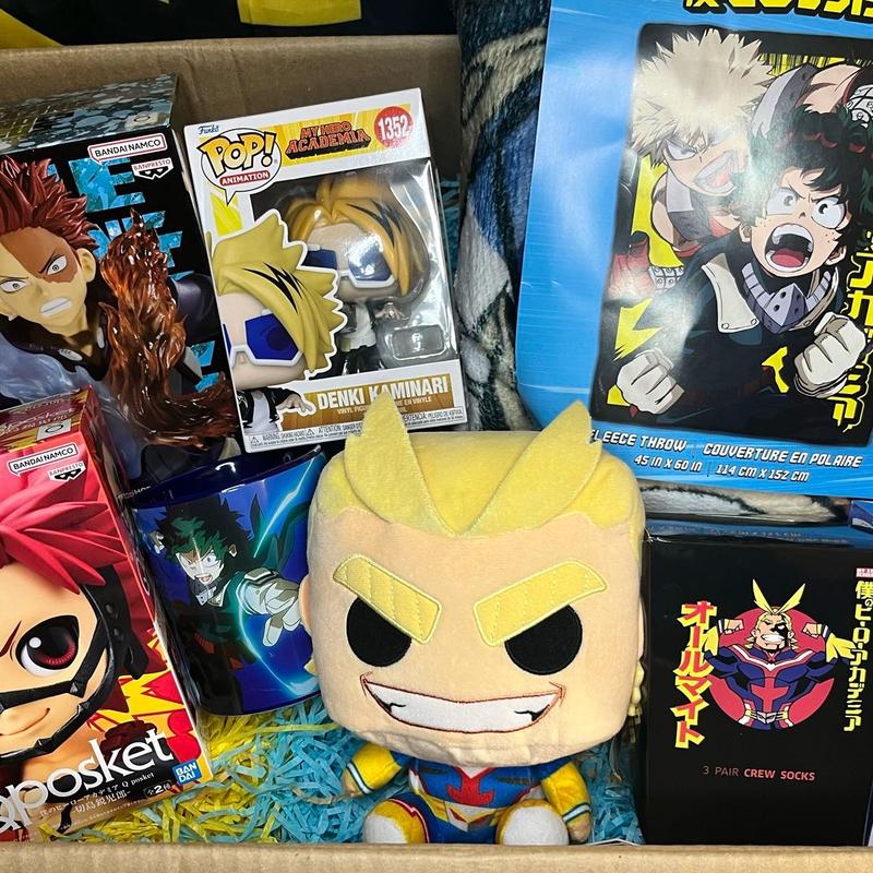 My Hero Academia Gift Set with Figures, Cups, Plushies, and More! collectible figurine