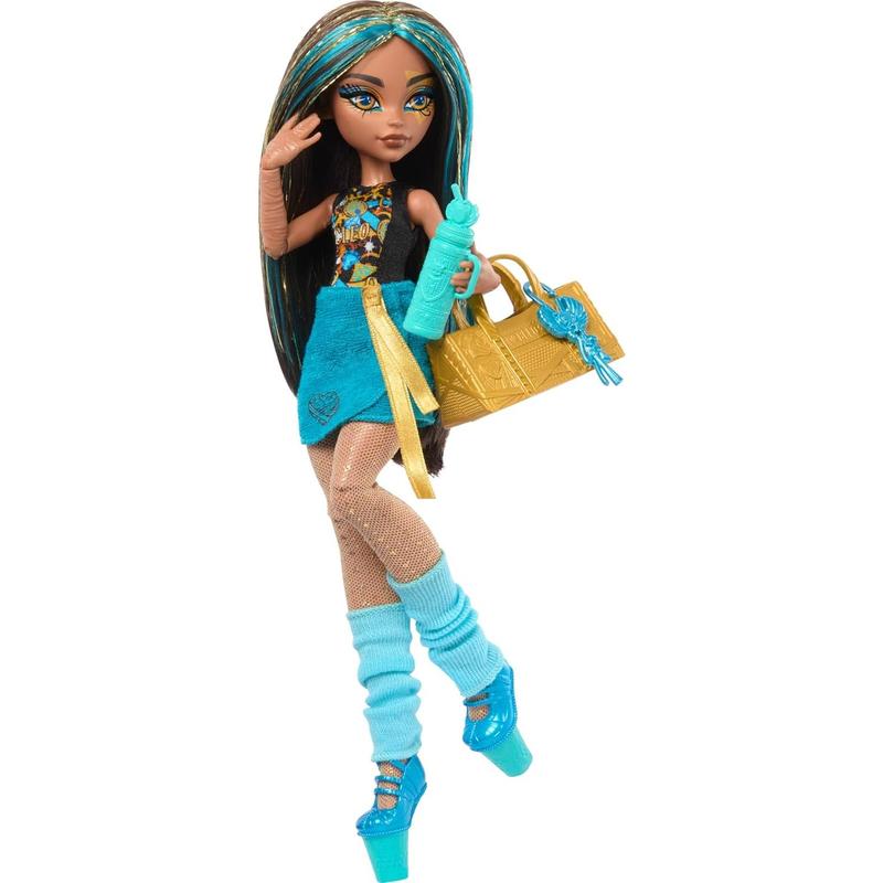 Monster High Skulltimate Secrets Doll & Accessories Set, Monster Mysteries Cleo De Nile with Dress-Up Closet & 19+ Surprises Including Clothes