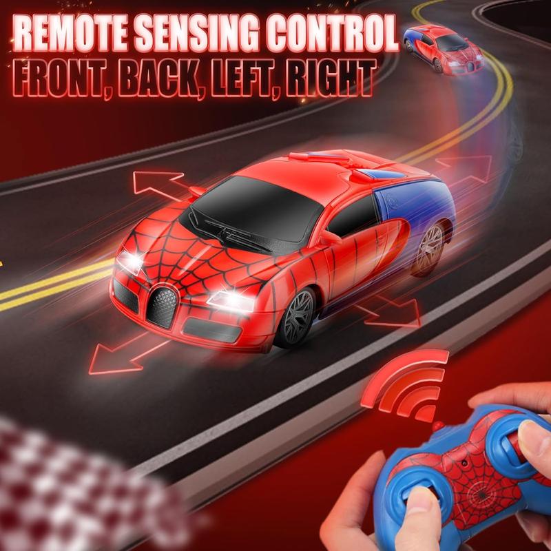 Remote Control   for : Spider Rc  for Boys  4-7   for Boys  4-7 Racing  Toys Spider Toys for Boys 4-6 Birthday Gift for  6 7 8 9 Year Old Boys Girls, Red