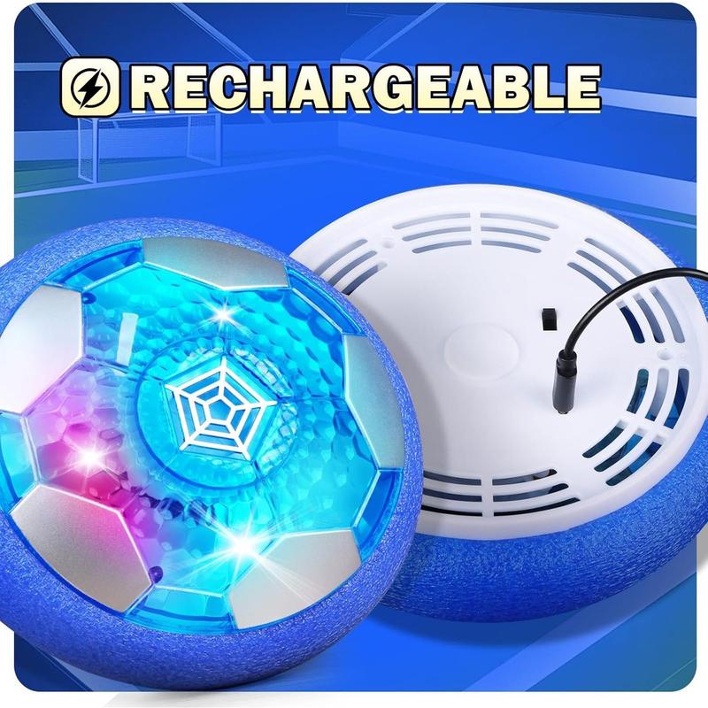 Hover Soccer Ball Toys for 3-12 Year Old Boys, Indoor Rechargable Light-up Toys Games Christmas Birthday Gifts for Kids Girls Age 4 5 6 7 8 9 10 11,