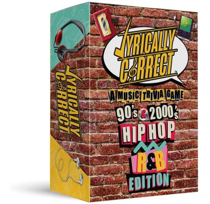 Lyrically Correct Music Trivia Card Game | Multi-Generational Family Gatherings, Adult Game Night and Fun Trivia (90's and 2000's Hip Hop and R&B)