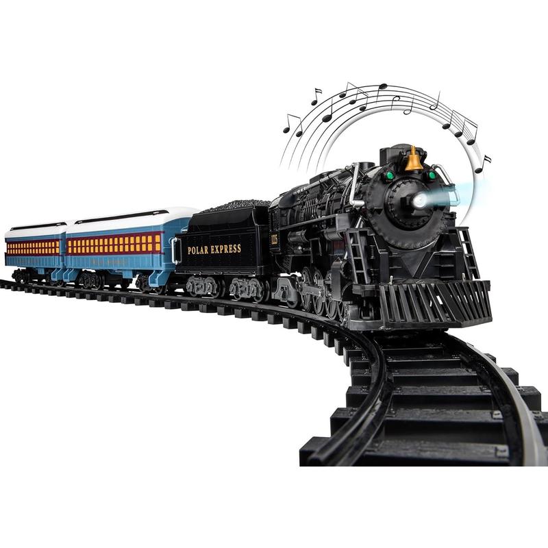 Lionel The Polar Express Ready-to-Play Set, Battery-Powered Berkshire-Style Model Train Set with Remote