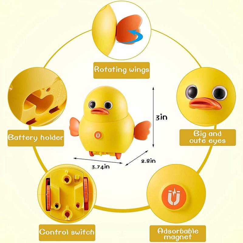 Music Duck Toy Set with 2 Ducks,   Kids Toys for Boys Girls Swing Walking Lights Dancing Infant Tummy Time Toys Christmas Birthday Gifts